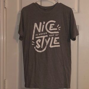 Grey Graphic T